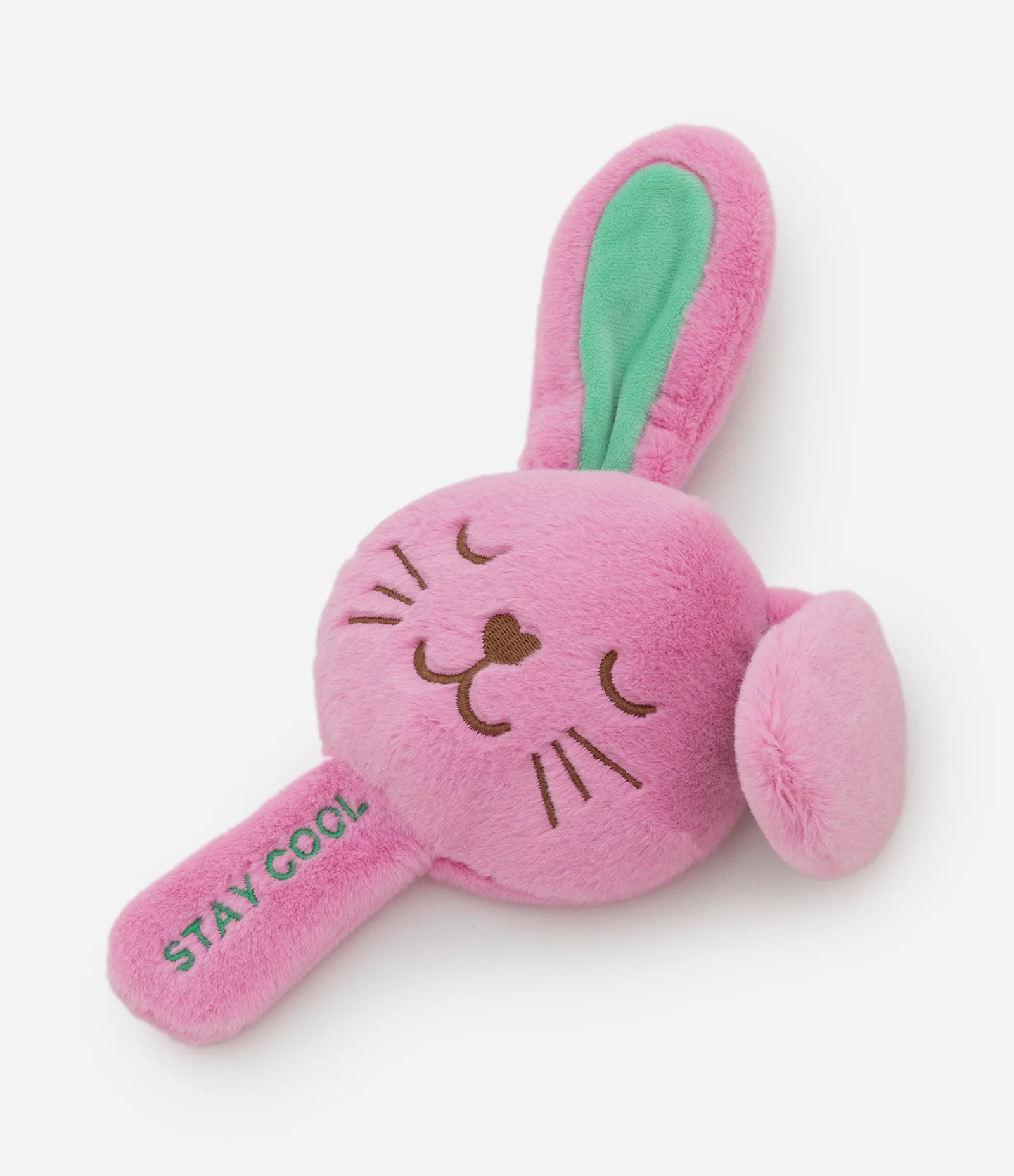 Espelho com Cabo de Urso de Pelucia Fun Alchemia Rosa 3