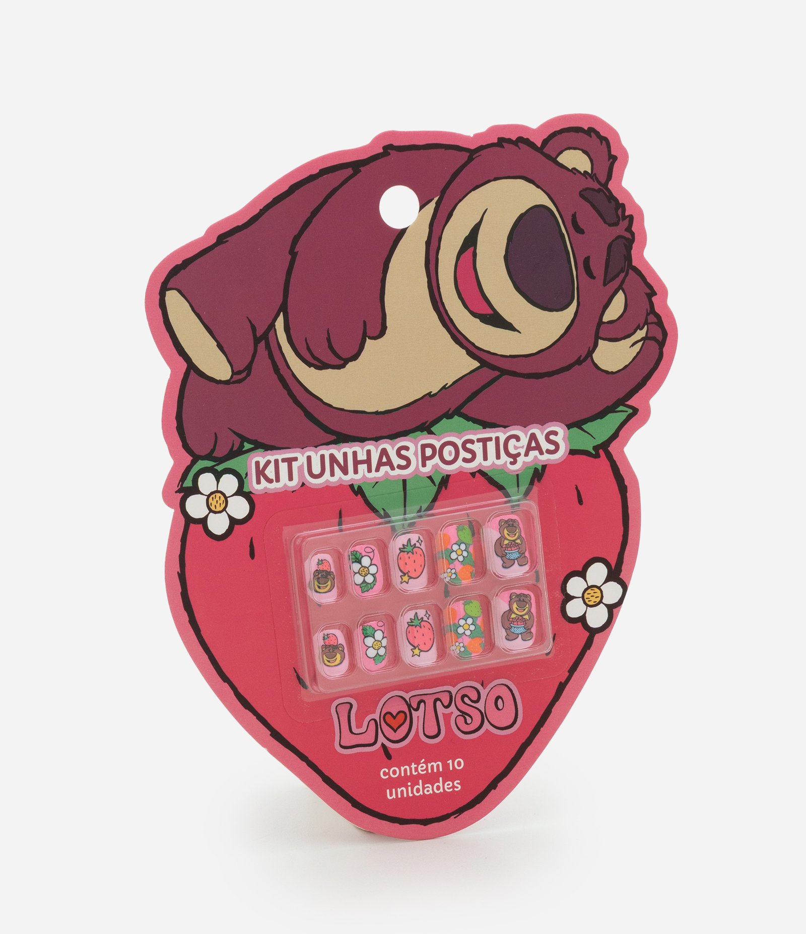 Kit com Unhas Postiças Infantis Alchemia  Colorida 2