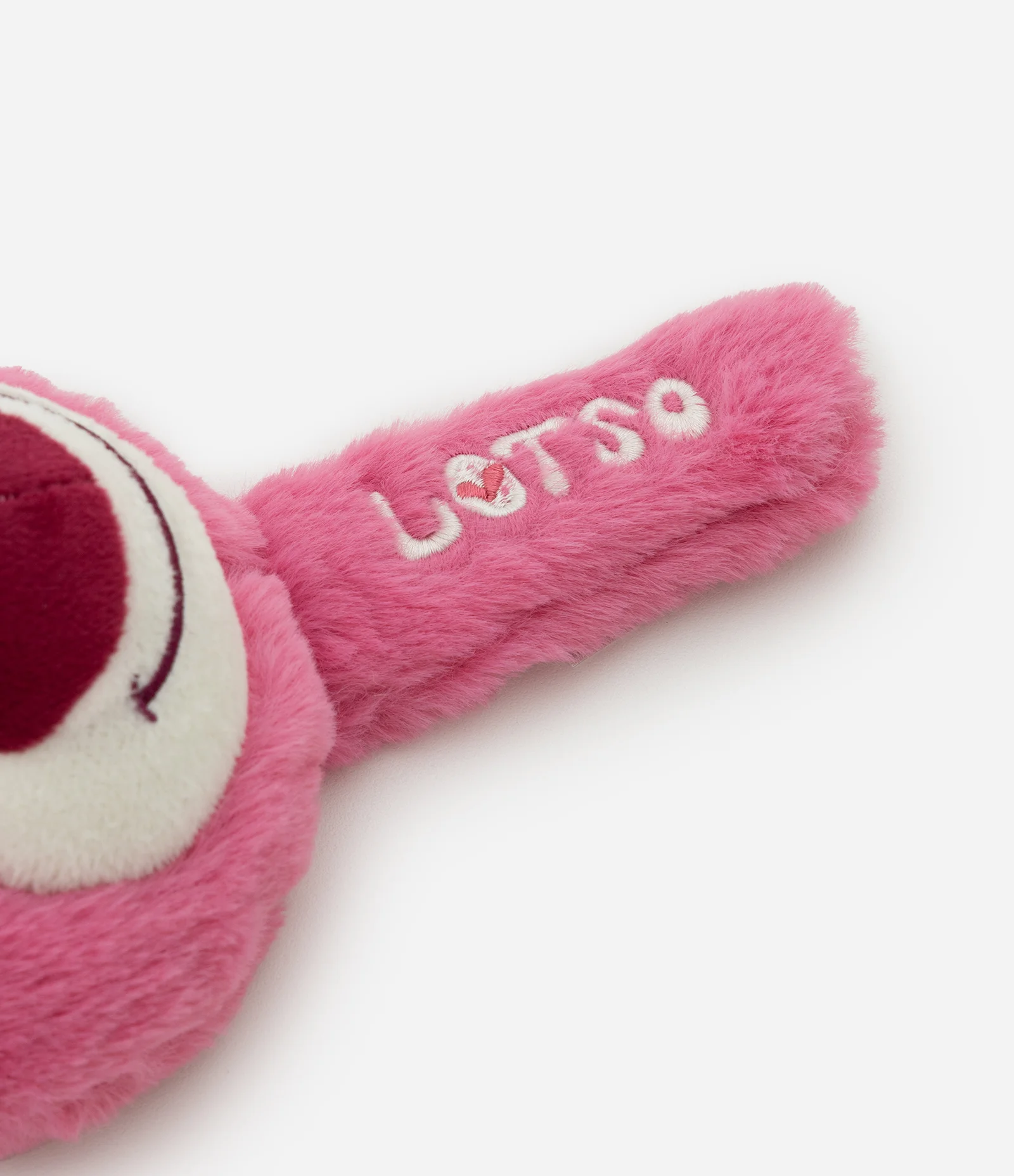 Espelho Alchemia com Cabo de Urso de Pelúcia Rosa 2