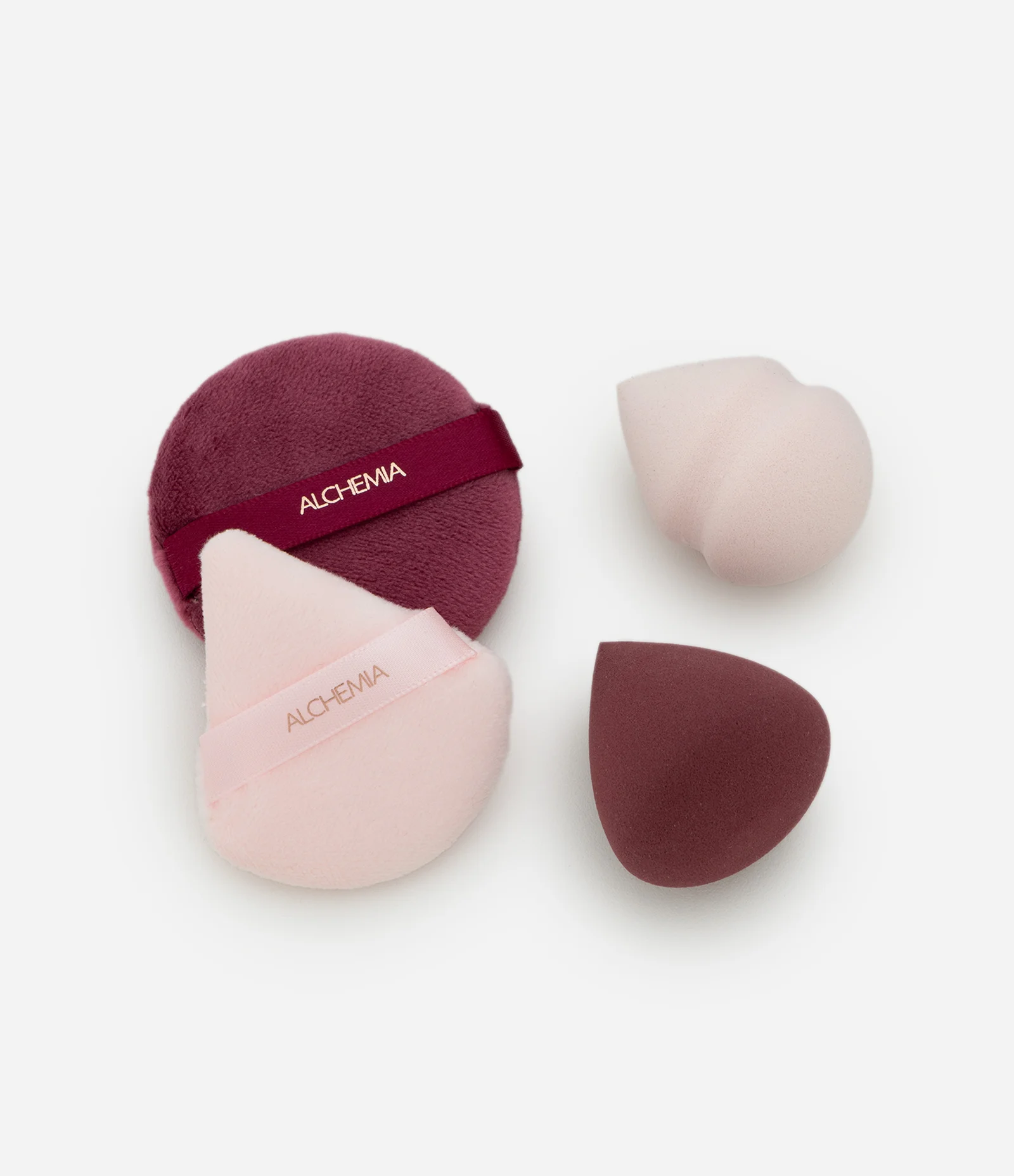 Kit com 4 Esponjas de Maquiagem em Formatos Diferentes Alchemia Colorido 2