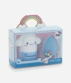 Kit com Esponja de Maquiagem Alchemia com Case Cinnamoroll 