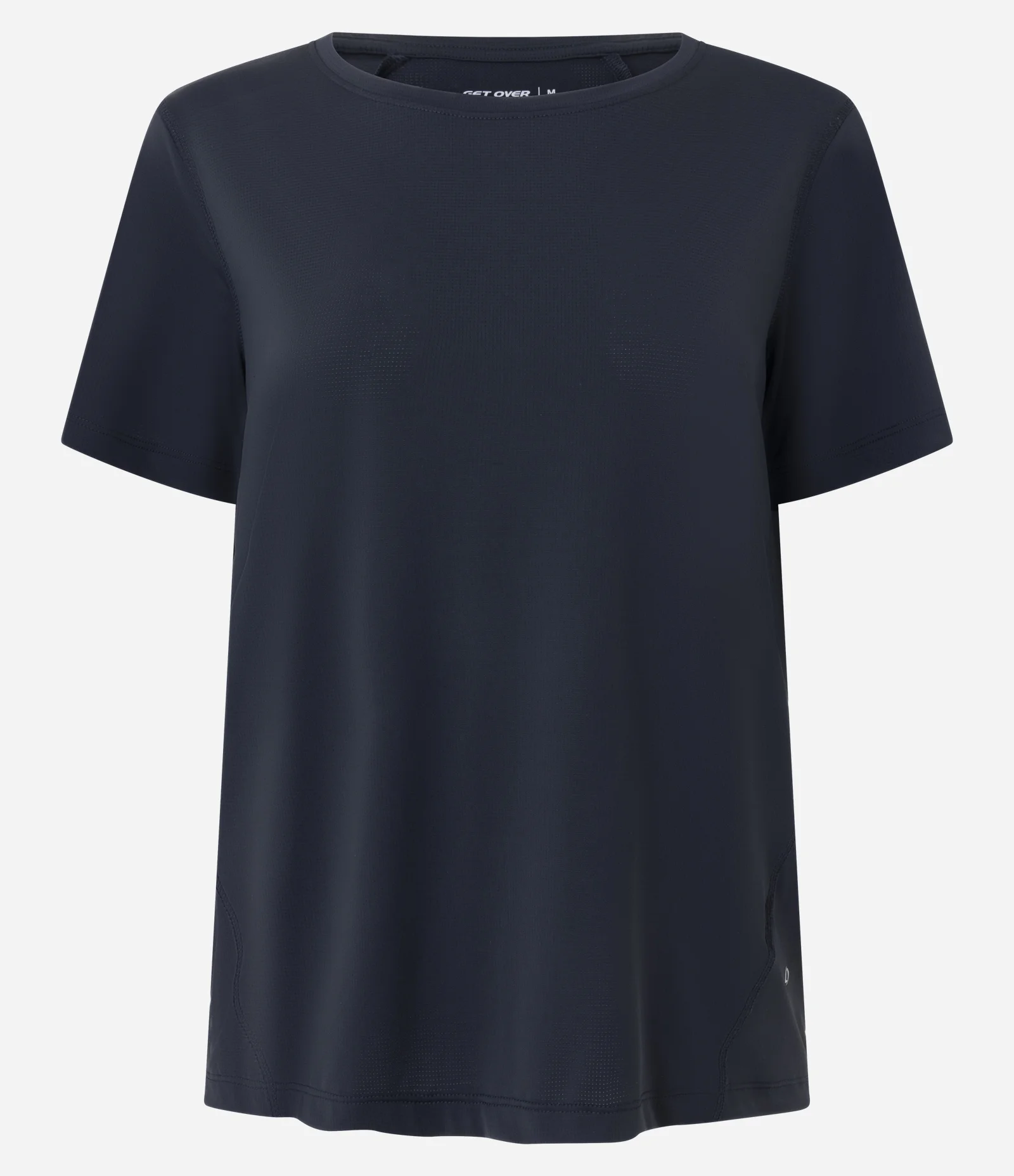 Camiseta Esportiva Manga Curta em Poliamida Preto 1