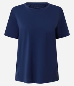 Camiseta Esportiva Manga Curta em Poliamida