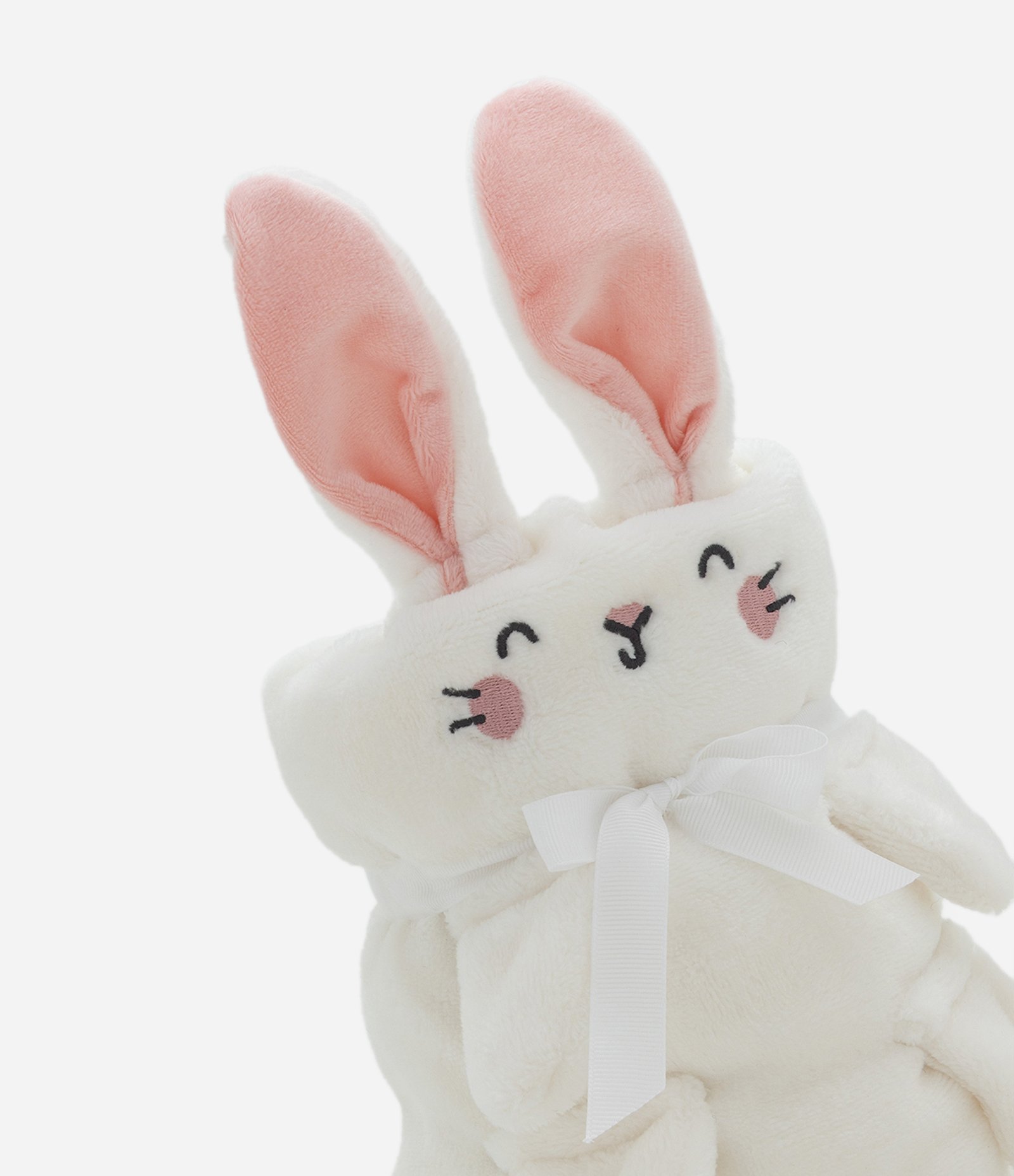 Cobertor Infantil em Plush com Bordado de Coelhinho – Tam U Branco 3