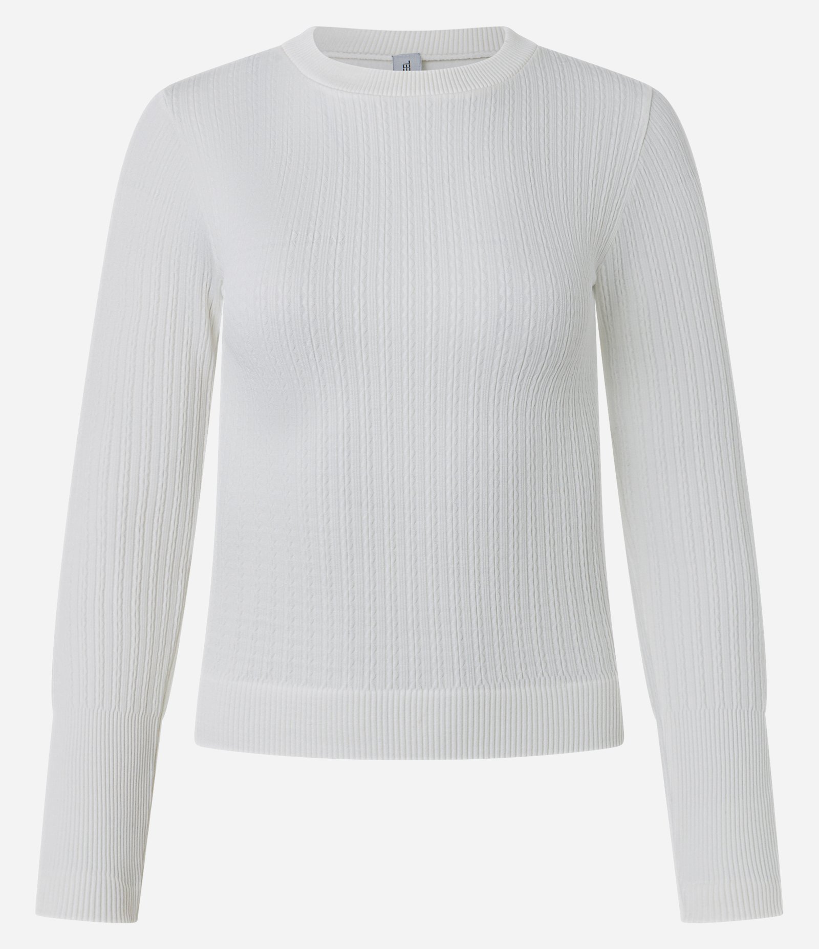 Camiseta Peluciada Sem Costura em Microfibra Branco 5