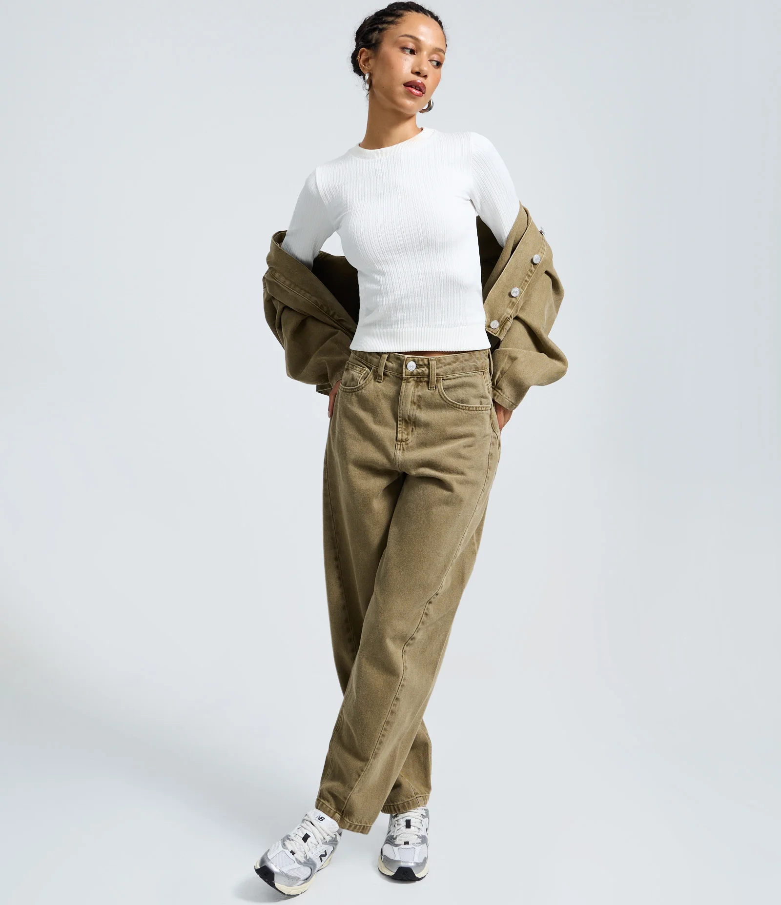 Camiseta Peluciada Sem Costura em Microfibra Branco 2