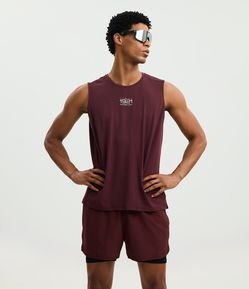 Bermuda Esportiva Tecnológica com Short Interno de Compressão