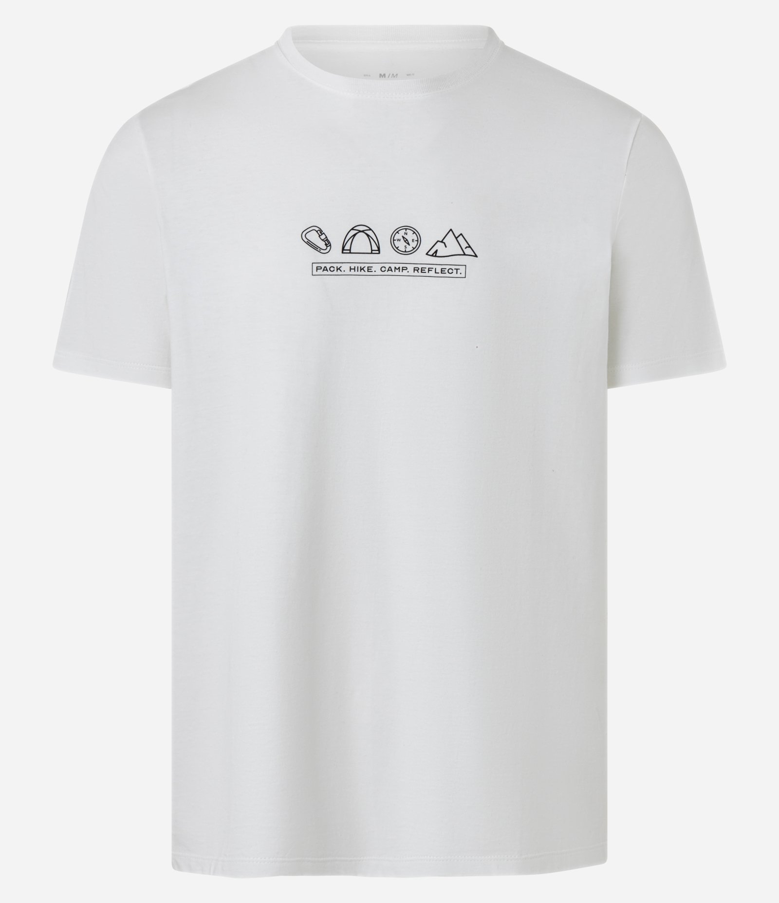 Camiseta Regular em Algodão com Ícones de Trip Branco 5