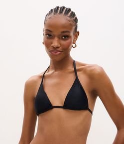 Biquíni Top Fita Triângulo Fixo em Microfibra