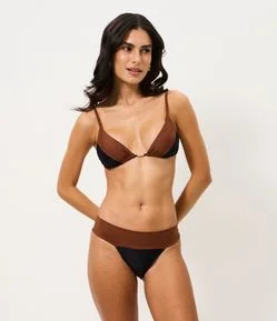 Biquini Calcinha Bottom com Pala Larga