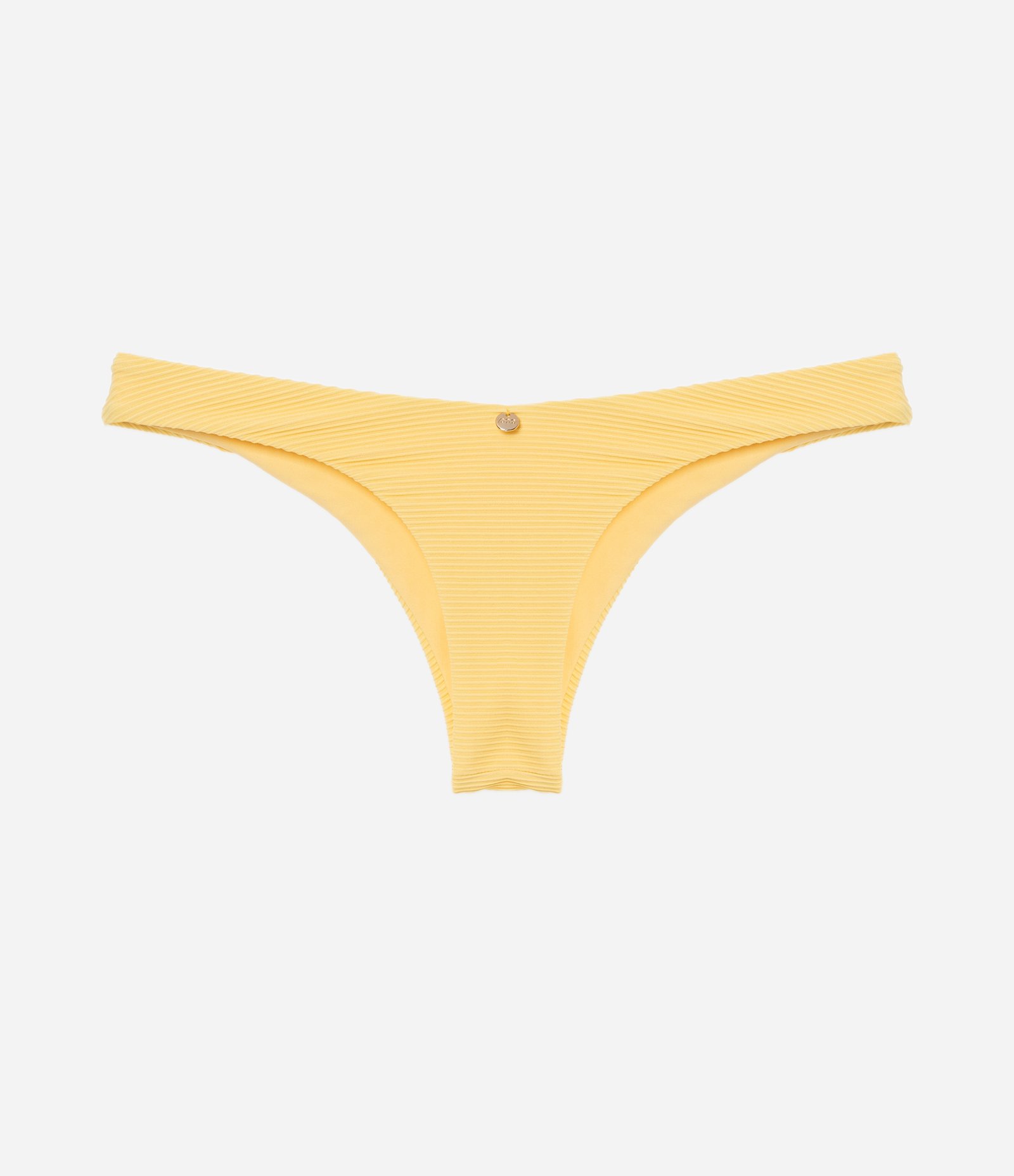 Biquíni Calcinha Asa Delta em Microfibra Texturizada Amarelo 6