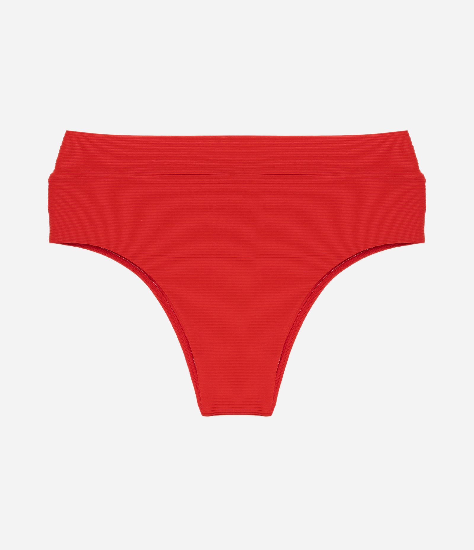 Biquíni Calcinha Hot Pants Asa Delta Texturizada Vermelho 4