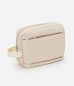 Necessaire Emborrachada com Alça Lateral