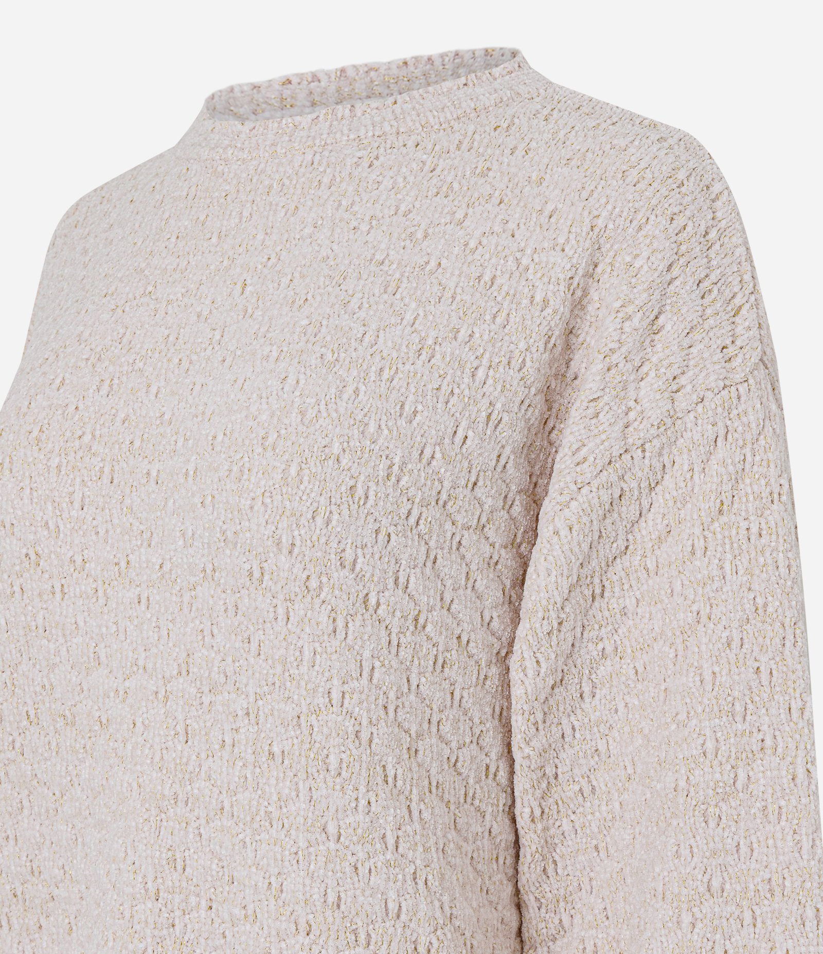 Blusão em Tricô com Detalhe na Gola e Punhos Off White 2