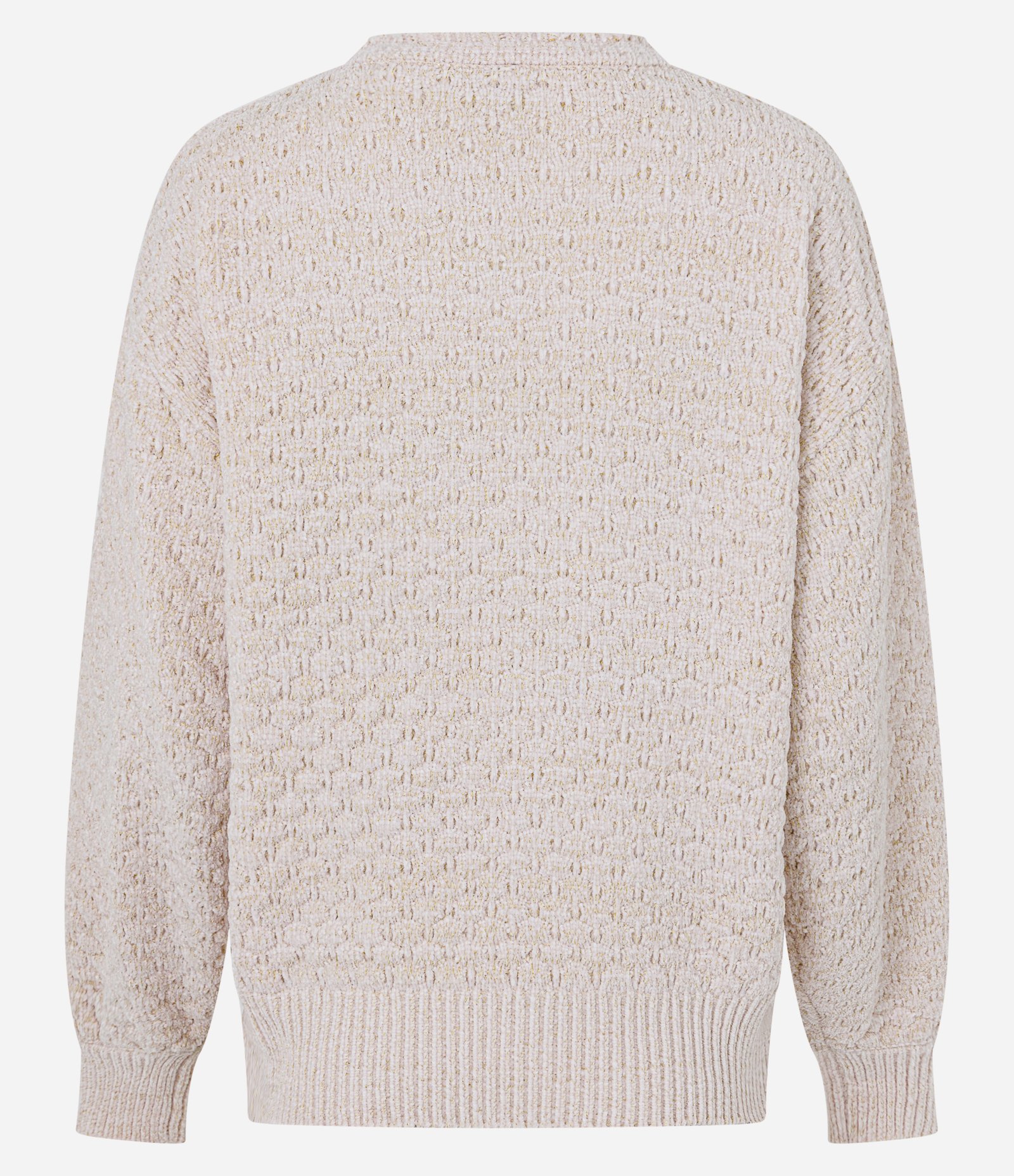 Blusão em Tricô com Detalhe na Gola e Punhos Off White 3