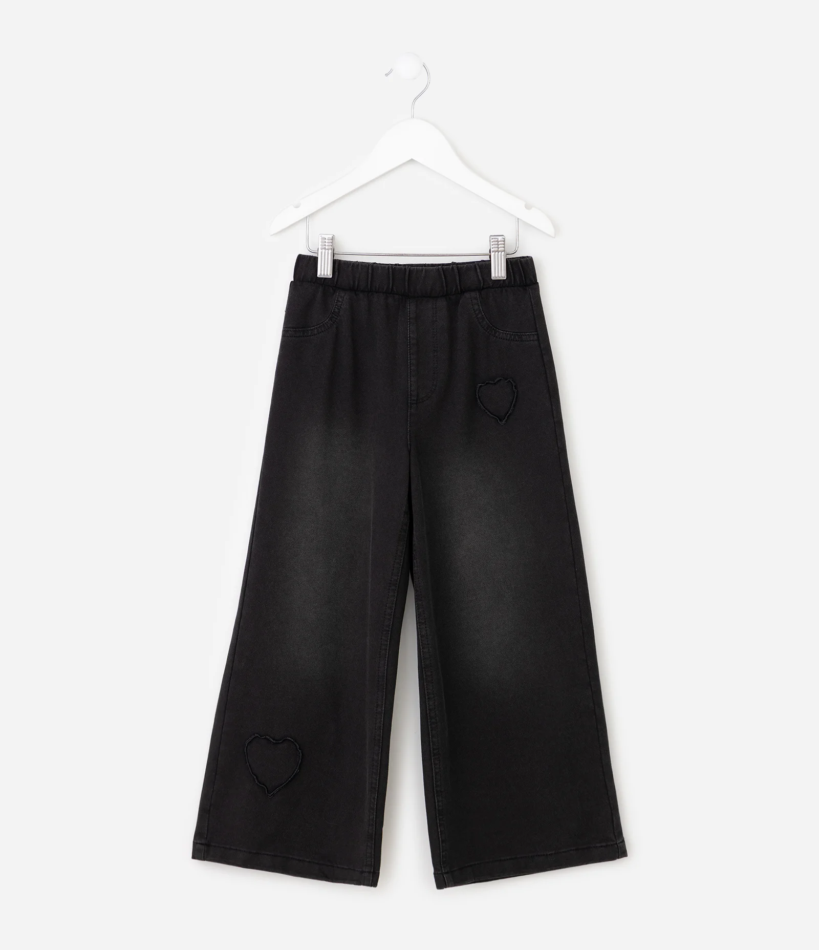 Calça Jeans Reta Infantil - Tam 1 a 6 Anos Preto 2