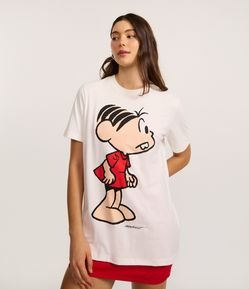 Camiseta em Algodão com Estampa Turma da Mônica