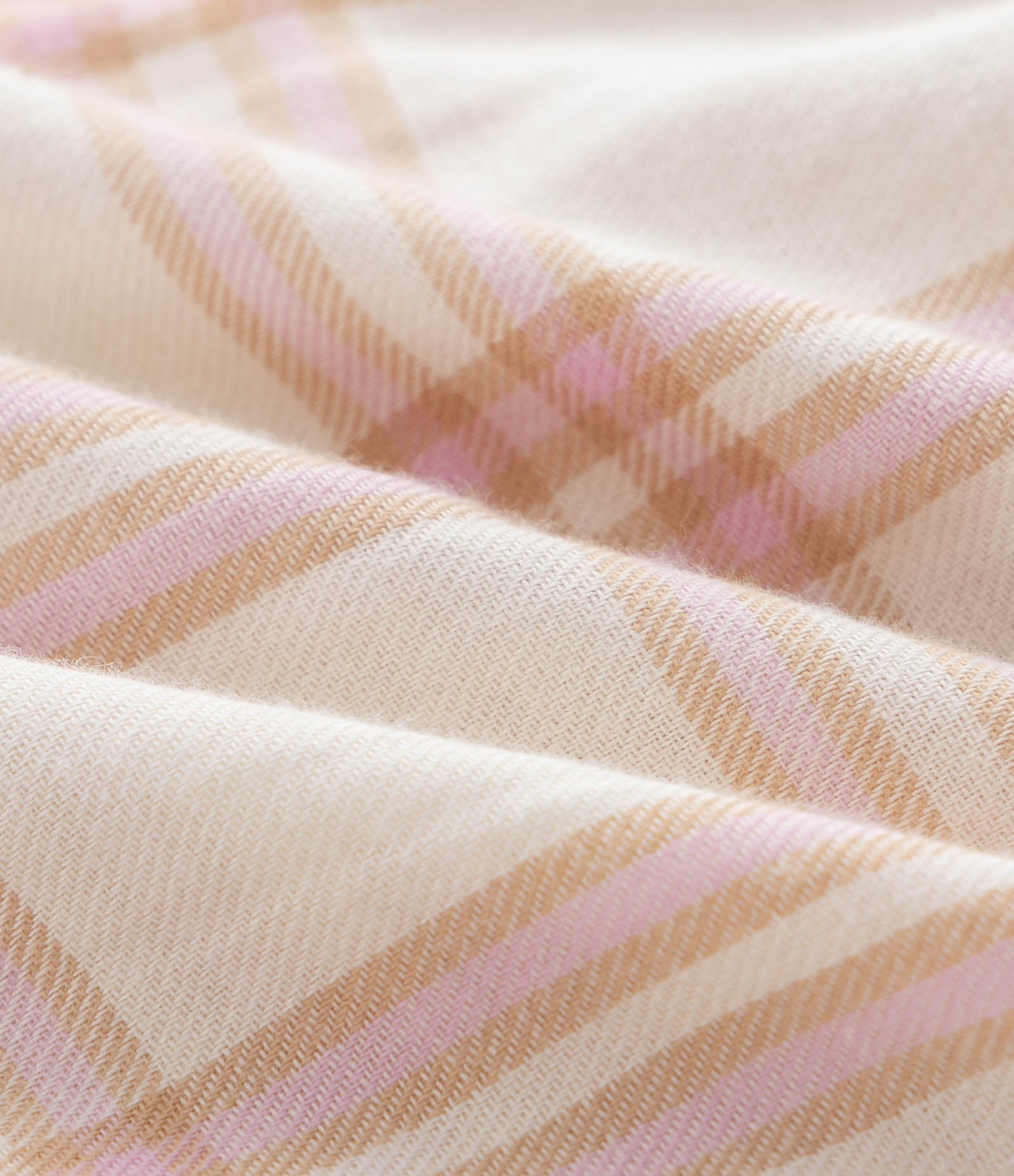 Vestido Infantil em Tricoline com Estampa Xadrez - Tam 1 a 6 Anos Bege 3