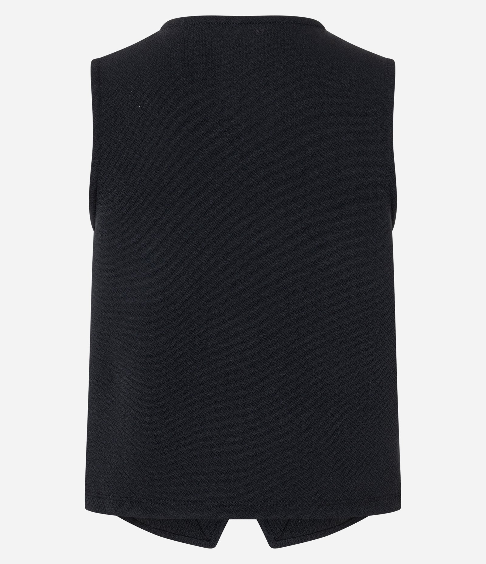 Colete com Elastano e Abotoamento Frontal Preto 7