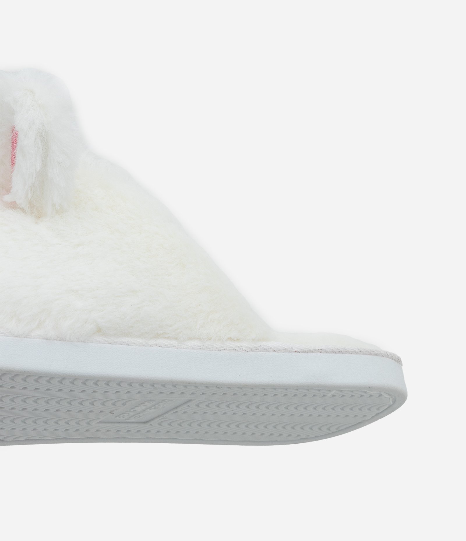 Pantufa Chinelo com Bordado e Orelhinhas de Coelho Off White 4