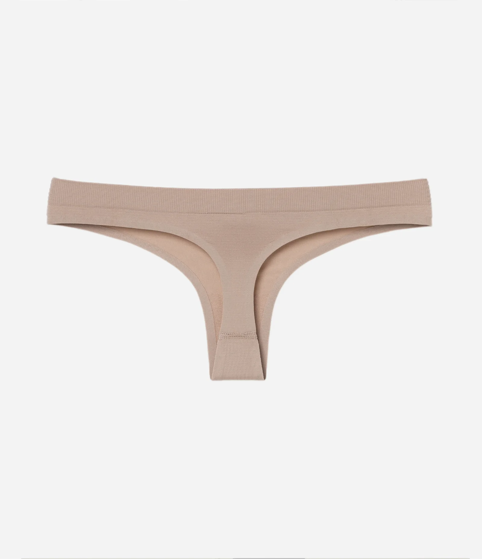Calcinha Biquíni Seamless Bonded em Poliamida Bege 2
