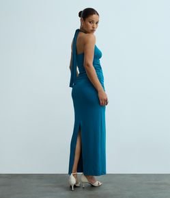 Saia New Midi em Jersey com Franzidos na Lateral