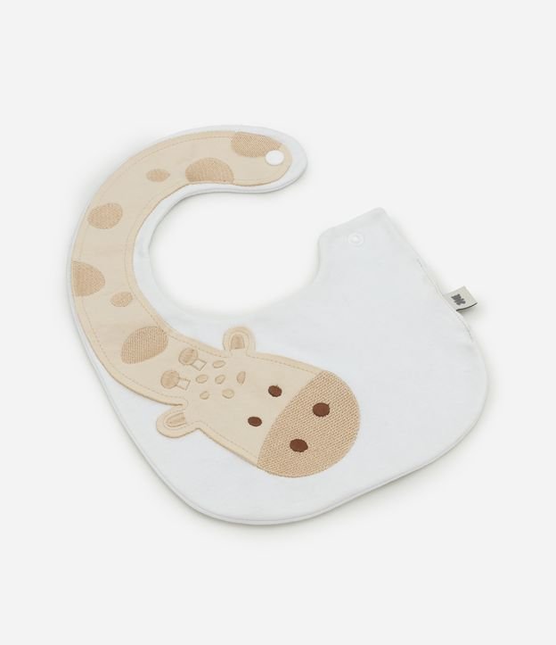 Babador Infantil com Aplicação de Girafinha – Tam U