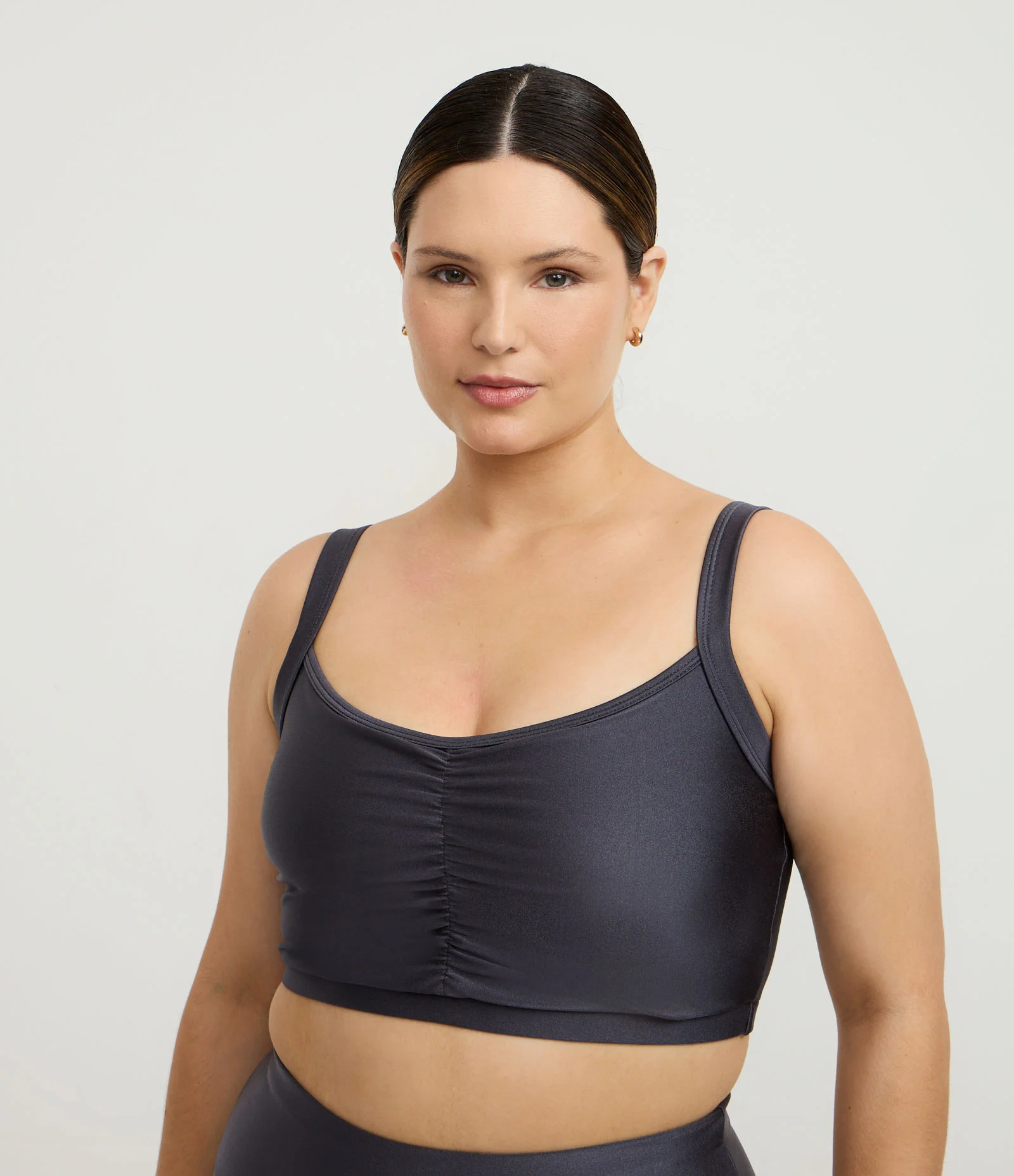 Top Esportivo em Poliamida com Tecnologia Dry Curve & Plus Size Roxo 1