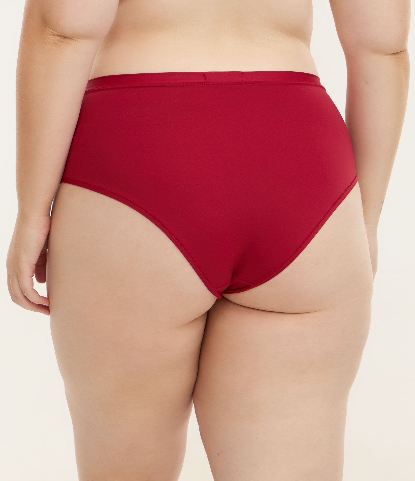 Calcinha Hot Pants em Microfibra com Caixinha Presenteável Curve & Plus Size Vermelho 3