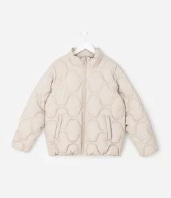 Jaqueta Infantil Acolchoada com Gola Alta – Tam 5 a 14 Anos