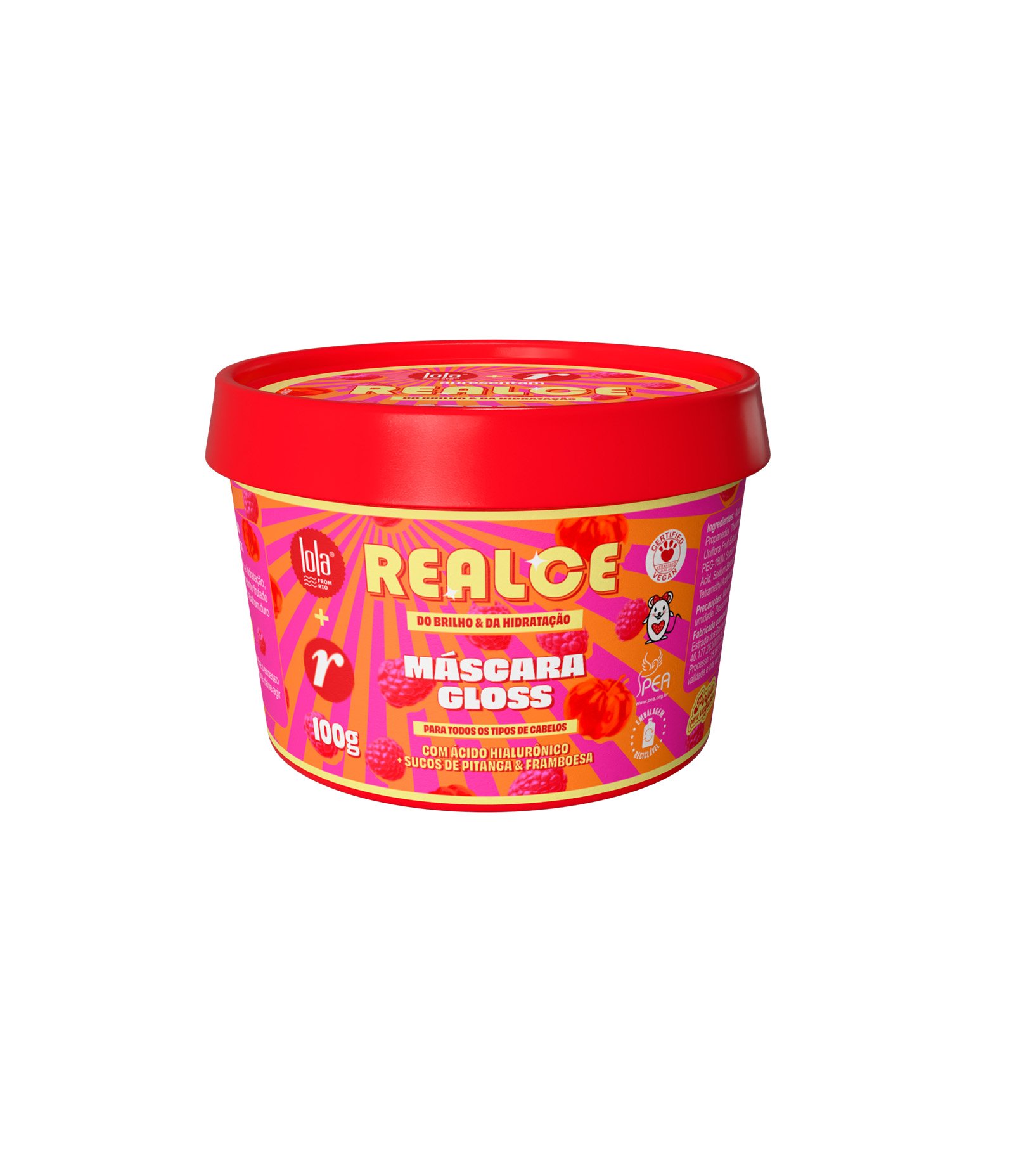 Mascara Capilar Gloss Realce Lola from Rio 100g 1