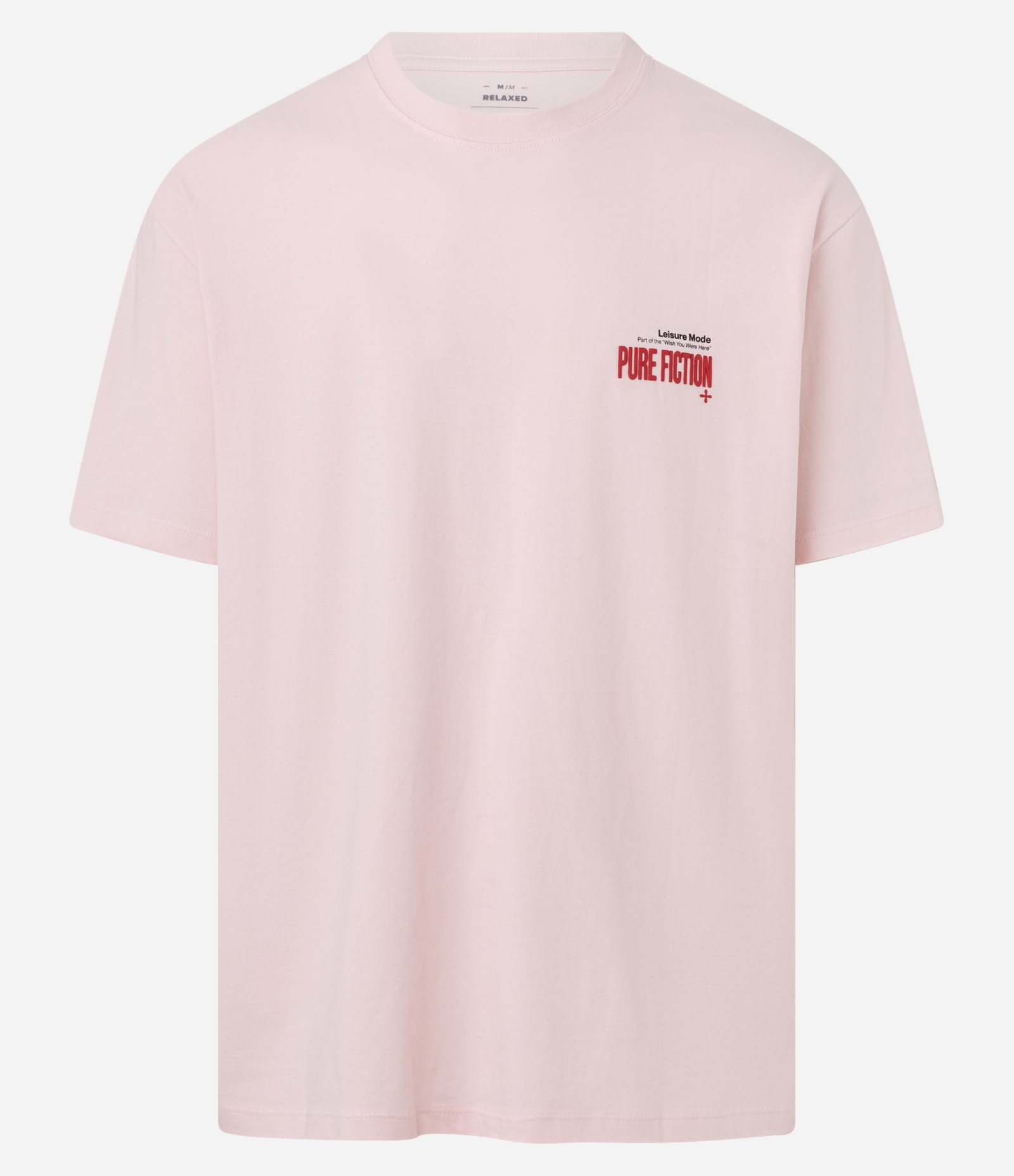 Camiseta Relaxed em Algodão com Estampa Lettering Rosa 5