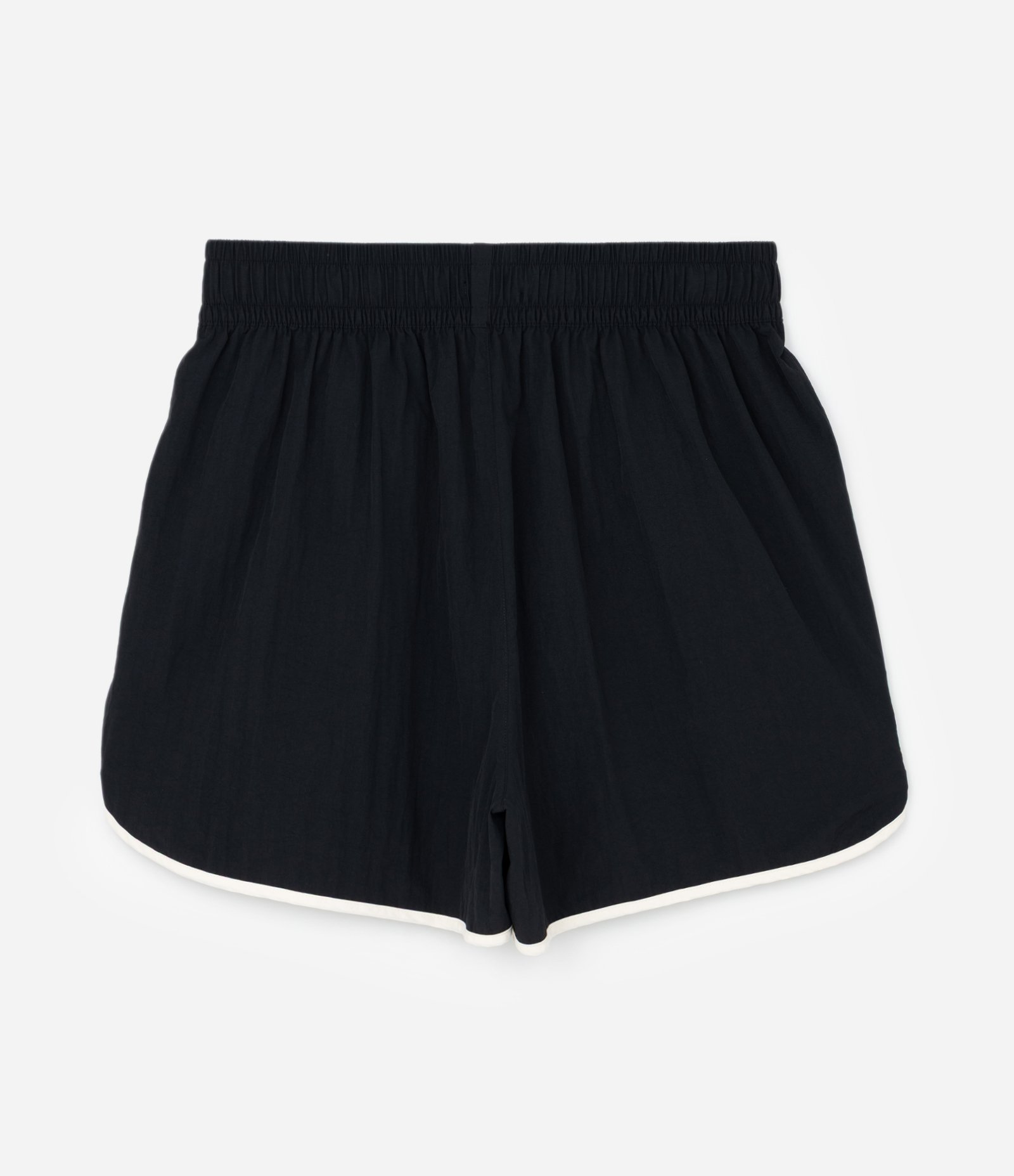 Short Runner Dry com Vivo Contrastante Curve & Plus Size Preto 2