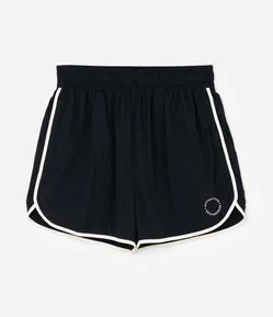 Short Runner Dry com Vivo Contrastante Curve & Plus Size