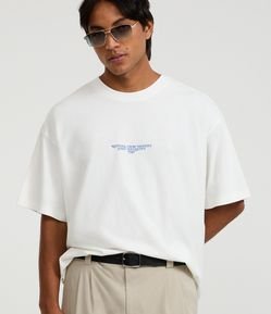Camiseta Oversized em Algodão com Estampa Artsy Renacentista