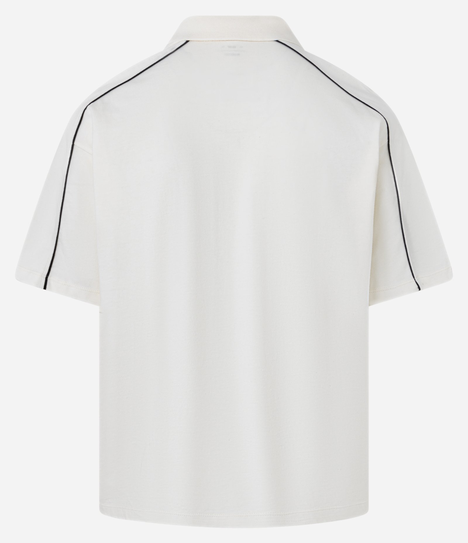 Camiseta Boxy em Algodão Texturizado com Listras e Estampa New York Branco 5