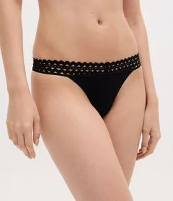 Calcinha Biquini Fio em Tule