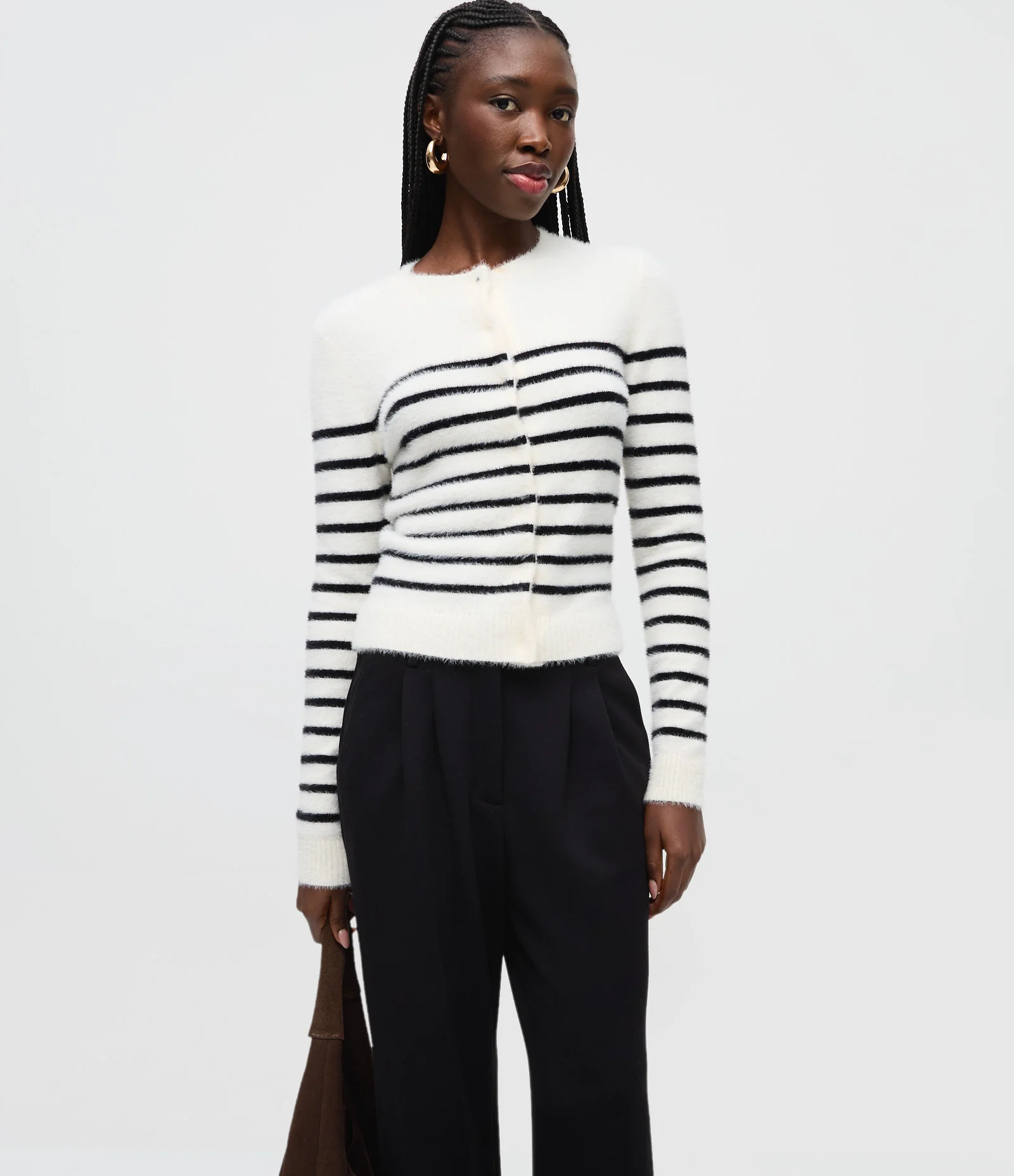 Calça Wide Leg com Bolso Faca Preto 2