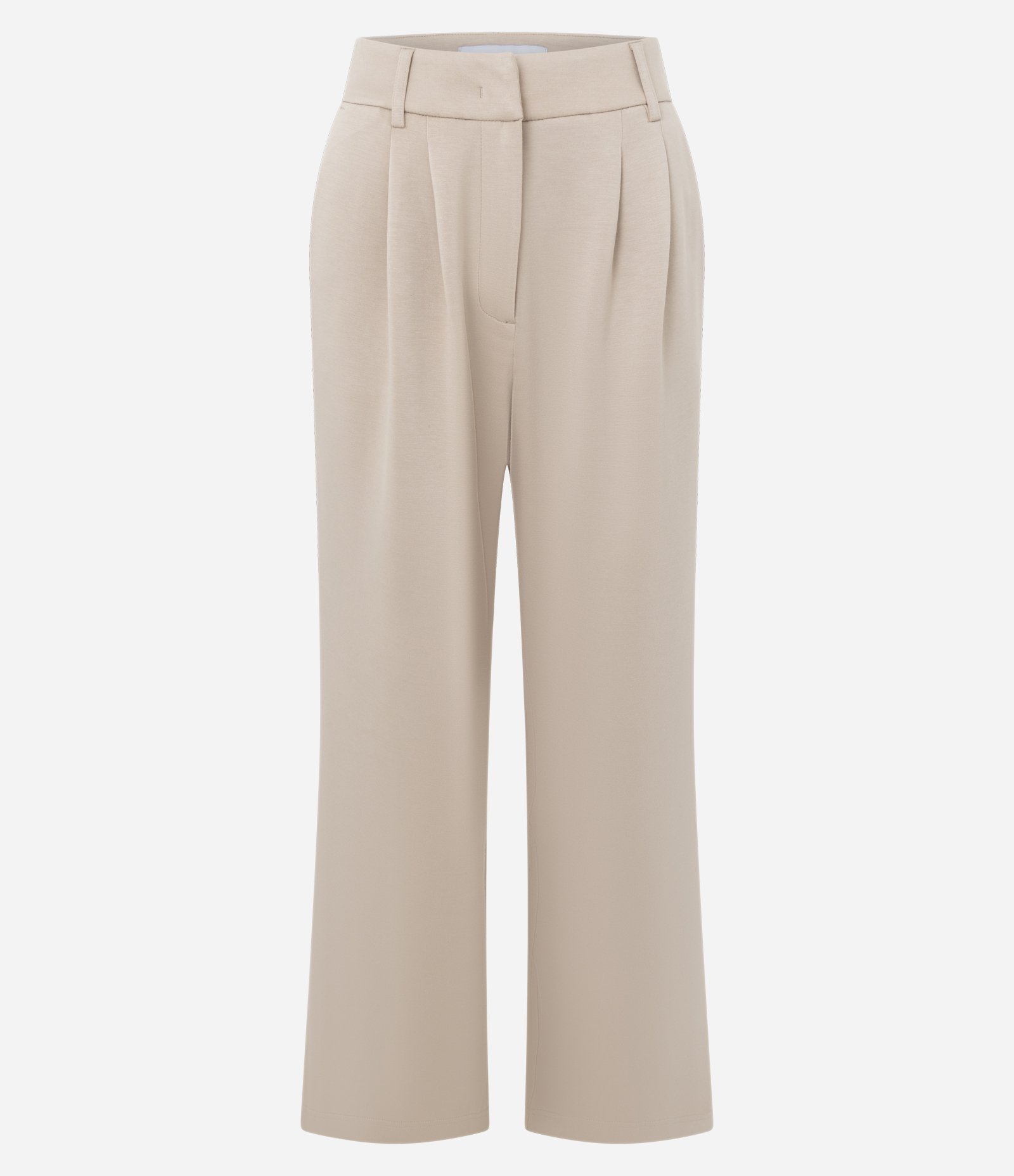 Calça Wide Leg com Bolso Faca Bege 5