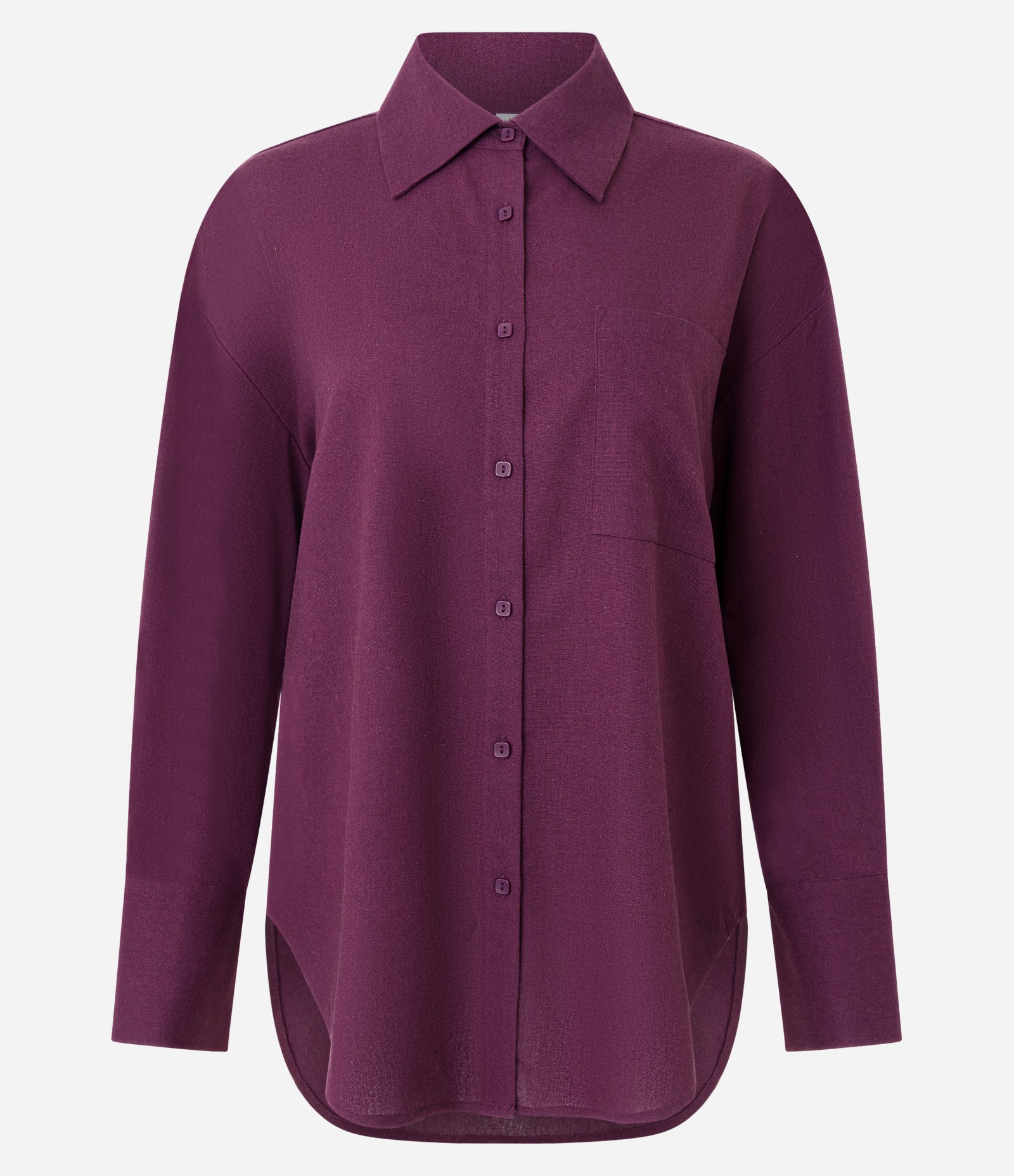 Camisa Manga Longa com Bolso Frontal Vermelho 1