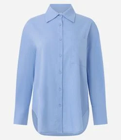 Camisa Manga Longa com Bolso Frontal