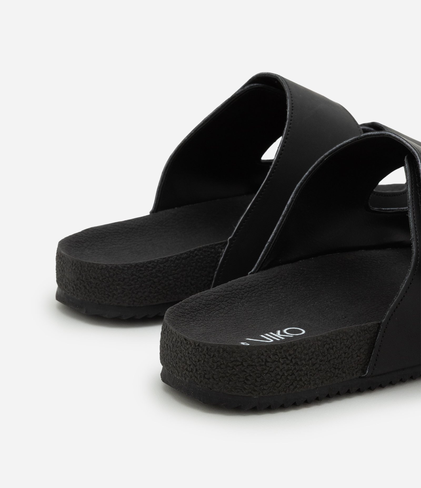 Sandália Slide em Couro Liso Certificado Preto 5