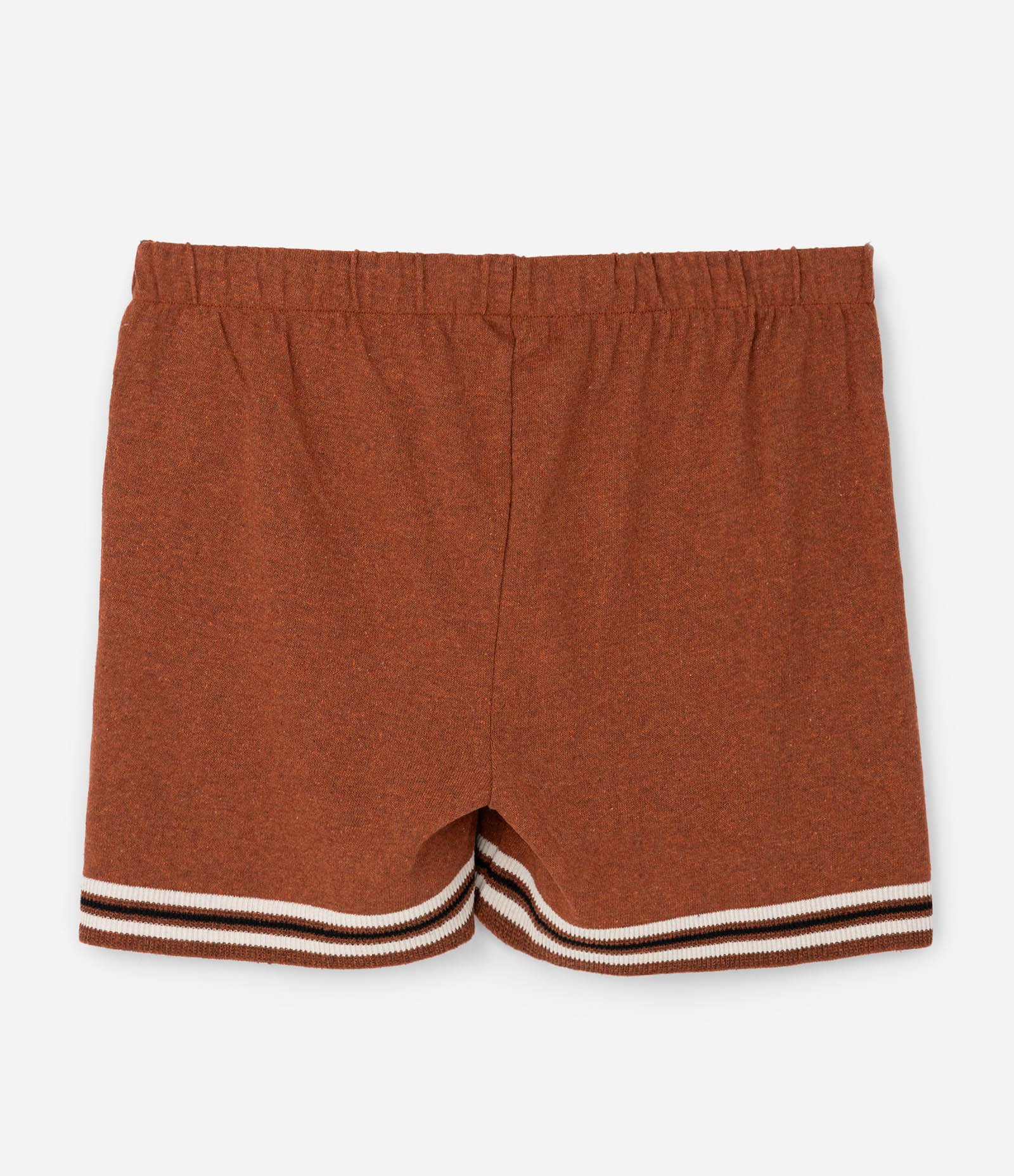 Bermuda em Jacquard e Listra com Barrado Marrom 6