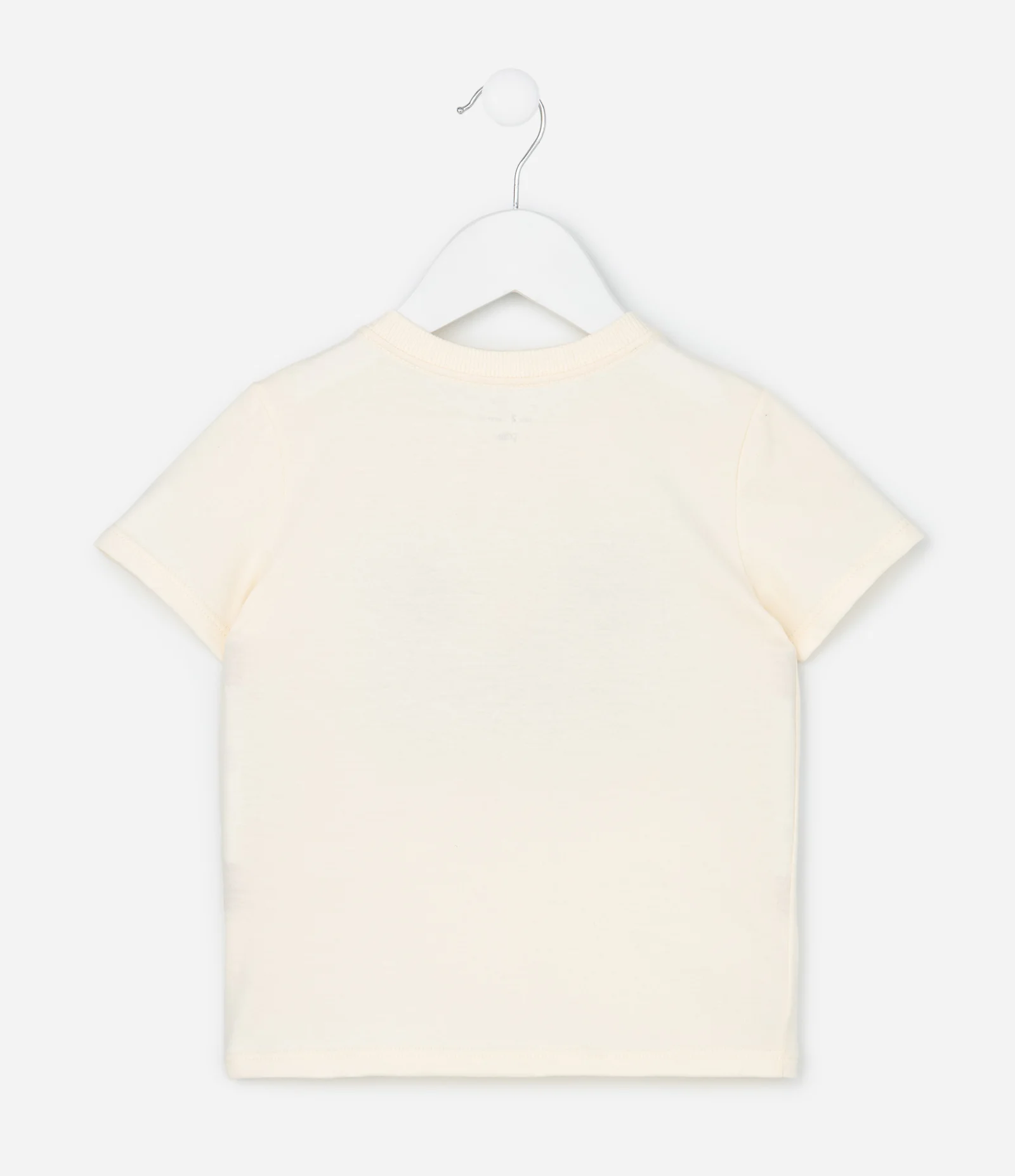 Camiseta Infantil com Estampa Tropical - Tam 1 a 6 Anos Bege 2