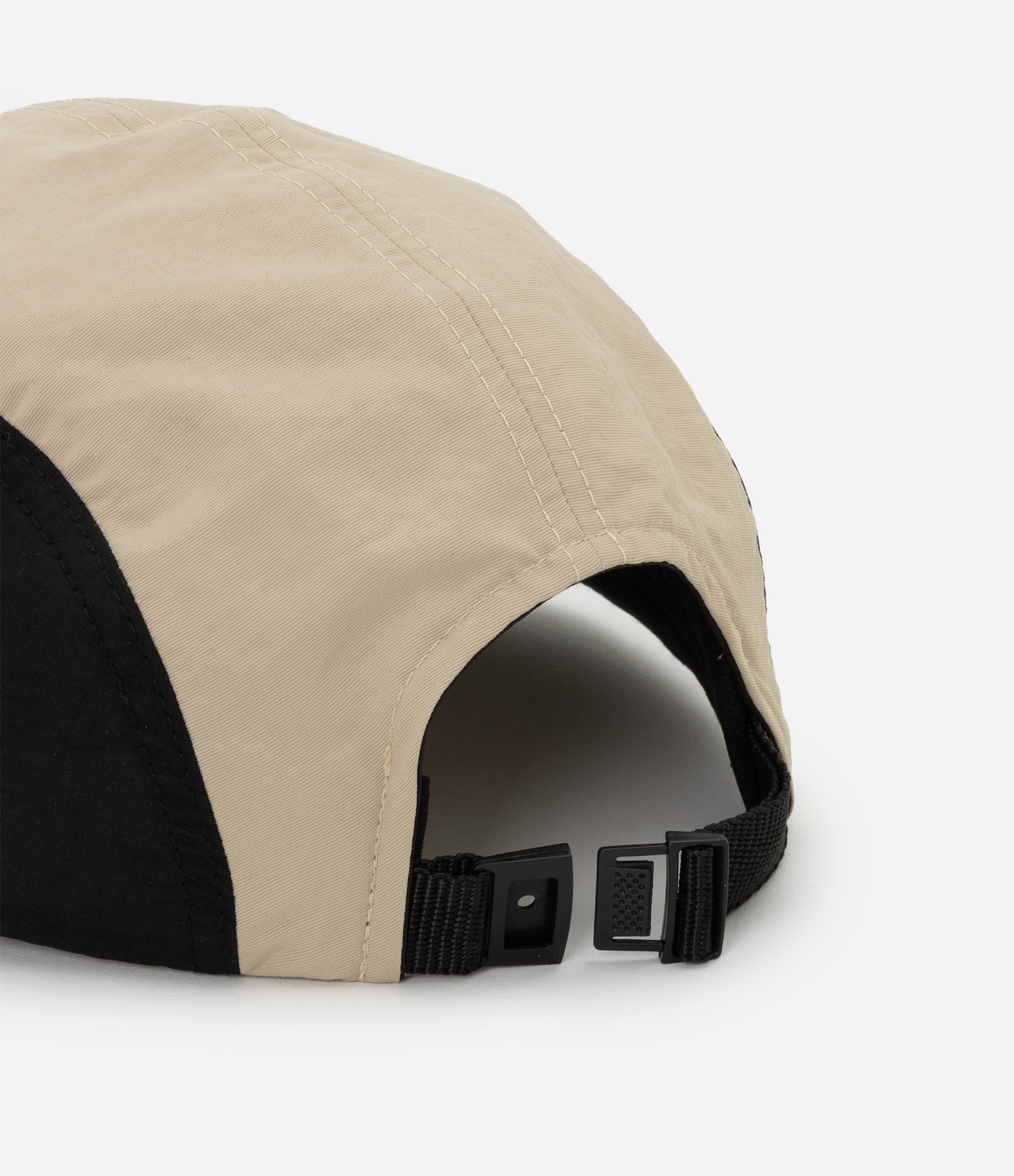 Boné 5 Panel em Microfibra com Recortes e Etiqueta Stay Grounded Cinza/Verde 4