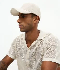 Boné Dad Hat  em Sarja com Aba Curva