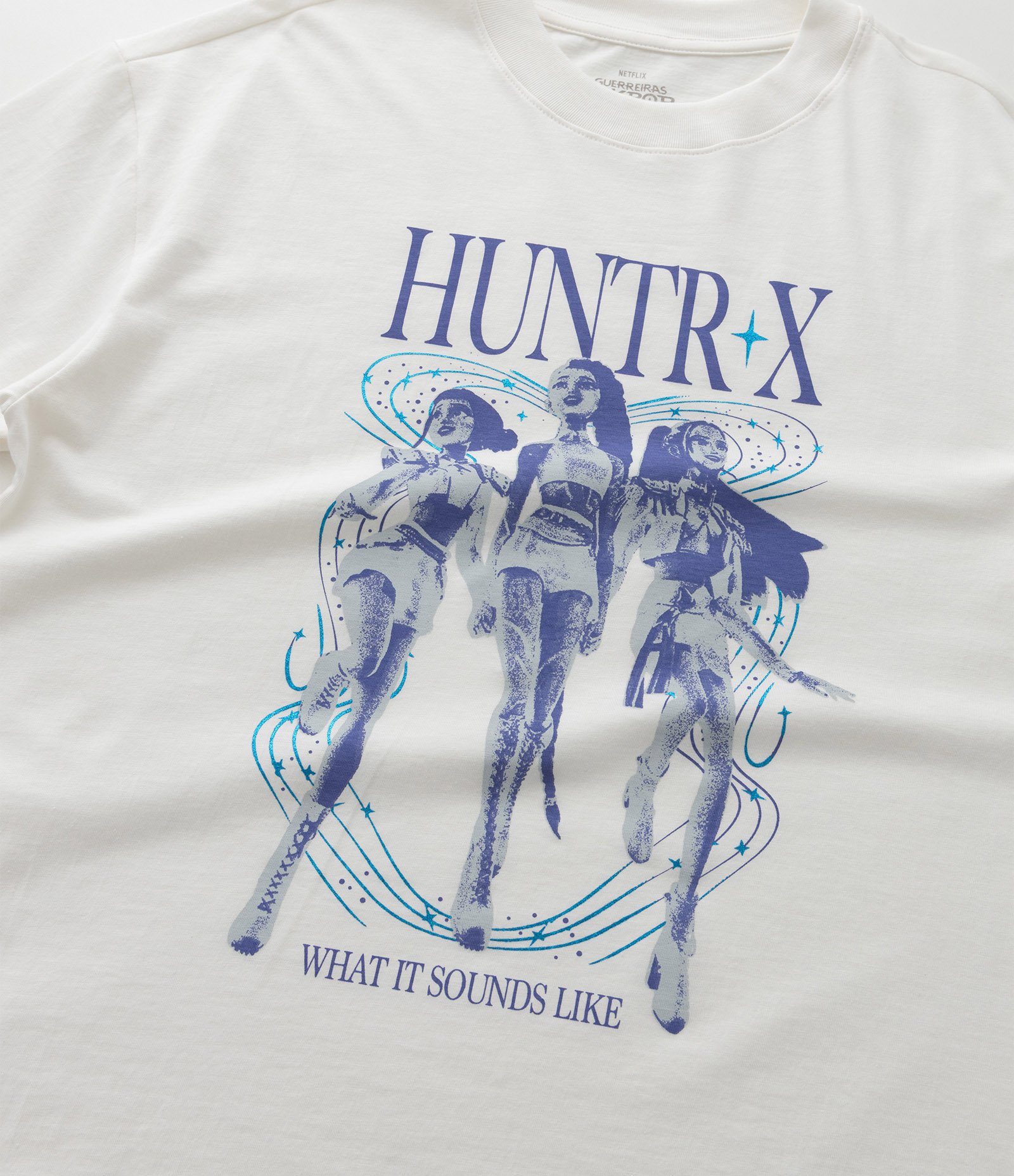 Camiseta Infantil Oversized com Estampa K Pop Demon Hunters - Tam 5 a 14 Anos Branco 4