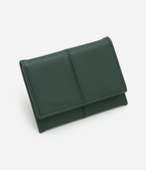 Carteira Envelope com Pesponto Frontal