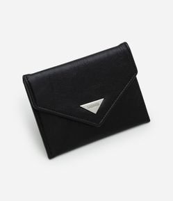 Carteira Envelope Pequena em PU com Recorte Triangular