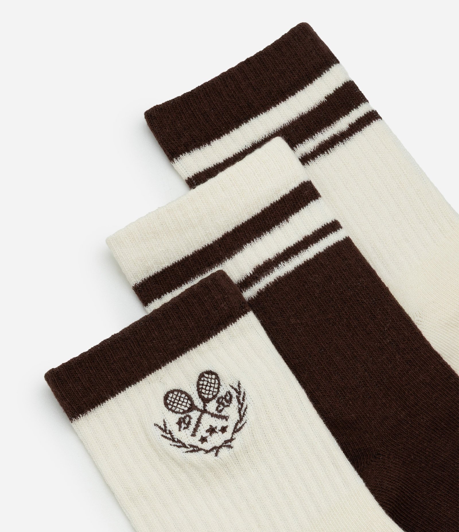 Kit 03 Meias Cano Alto Esportivas em Algodão Multicores 4